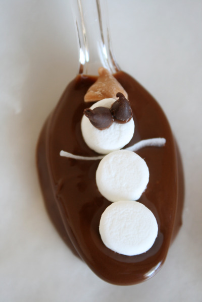 Snowman on Chocolate