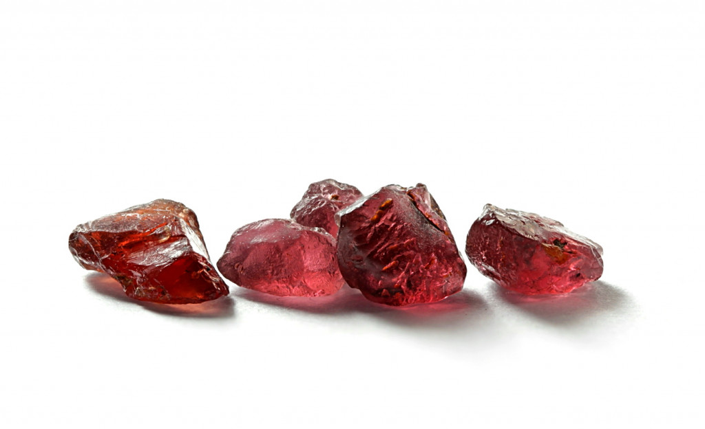 Gem quality garnet crystal from finnish Lapland